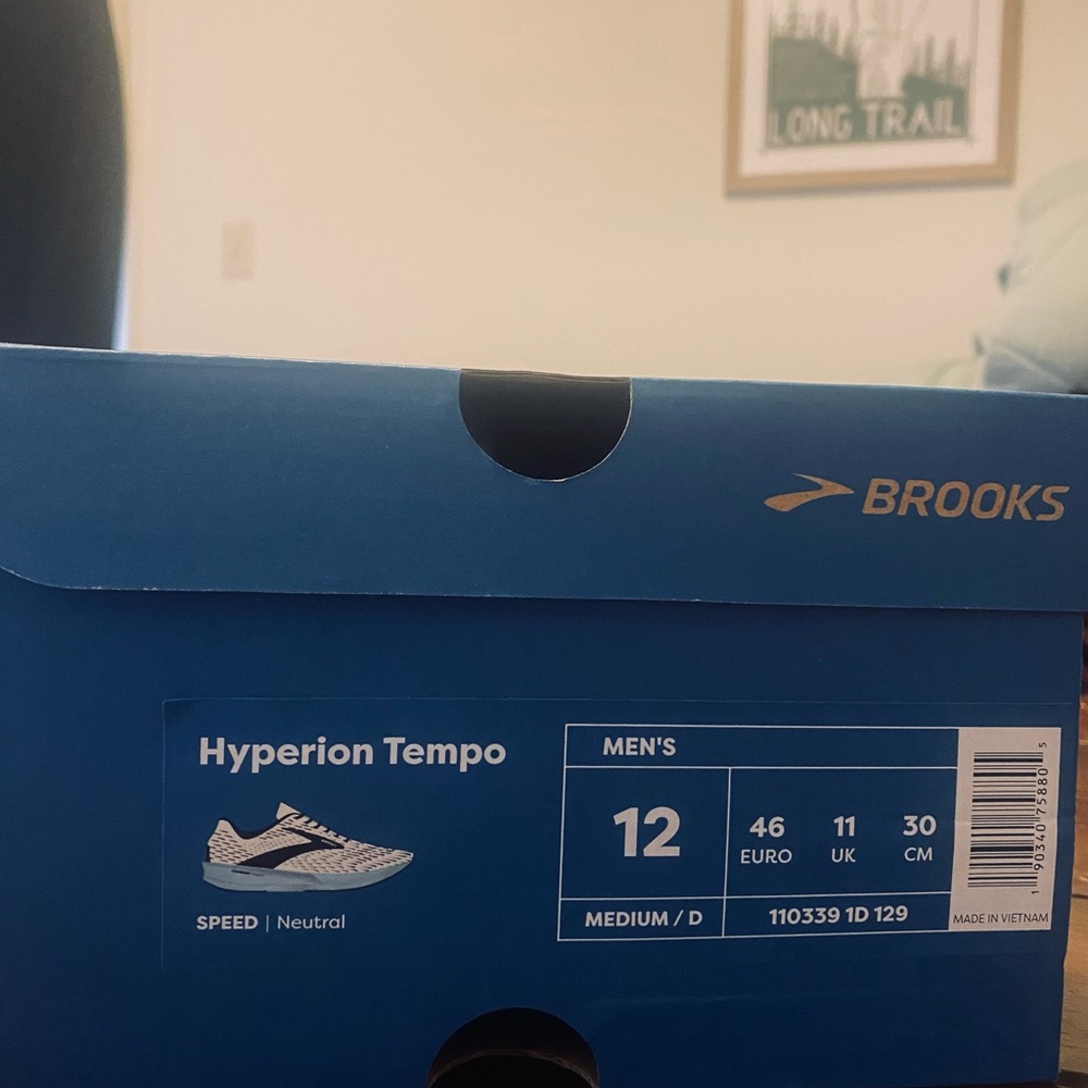 Brooks Hyperion Tempo Men's Athletic Shoes - Blue - Picture 2 of 4